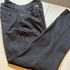 JM  Collection dark blue denim dress pants